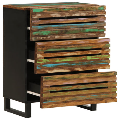 Credenza 60x34x75 cm in Legno Massello di Acacia