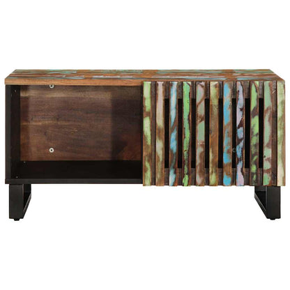 Tavolino da Salotto 80x51x40 cm in Legno Massello di Acacia | homemem39