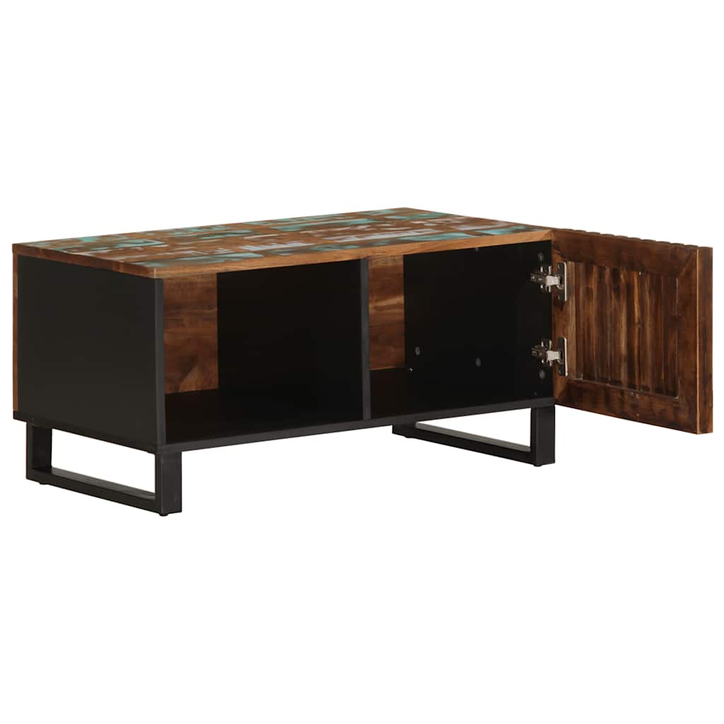 Tavolino da Salotto 80x51x40 cm in Legno Massello di Acacia | homemem39