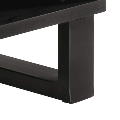 Tavolino da Salotto 80x51x40 cm in Legno Massello di Acacia | homemem39