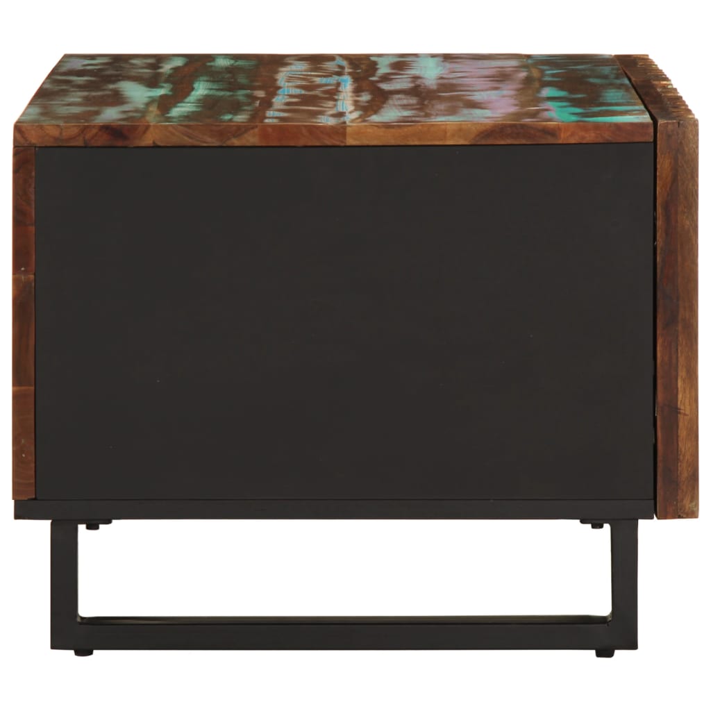 Tavolino da Salotto 80x51x40 cm in Legno Massello di Acacia | homemem39