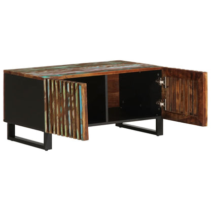 Tavolino da Salotto 80x51x40 cm in Legno Massello di Acacia | homemem39