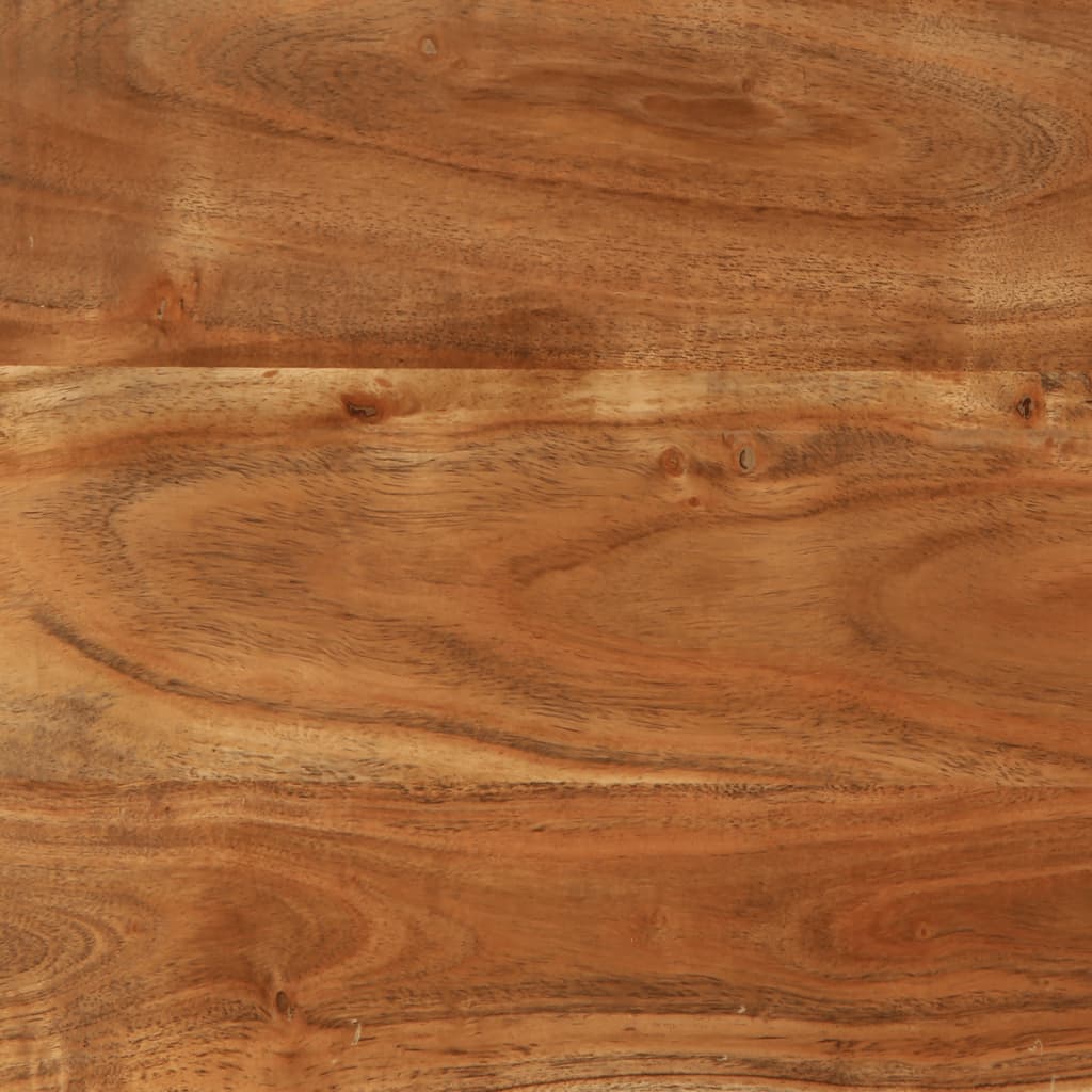 Comodino 50x34x62 cm in Legno Massello di Acacia - homemem39