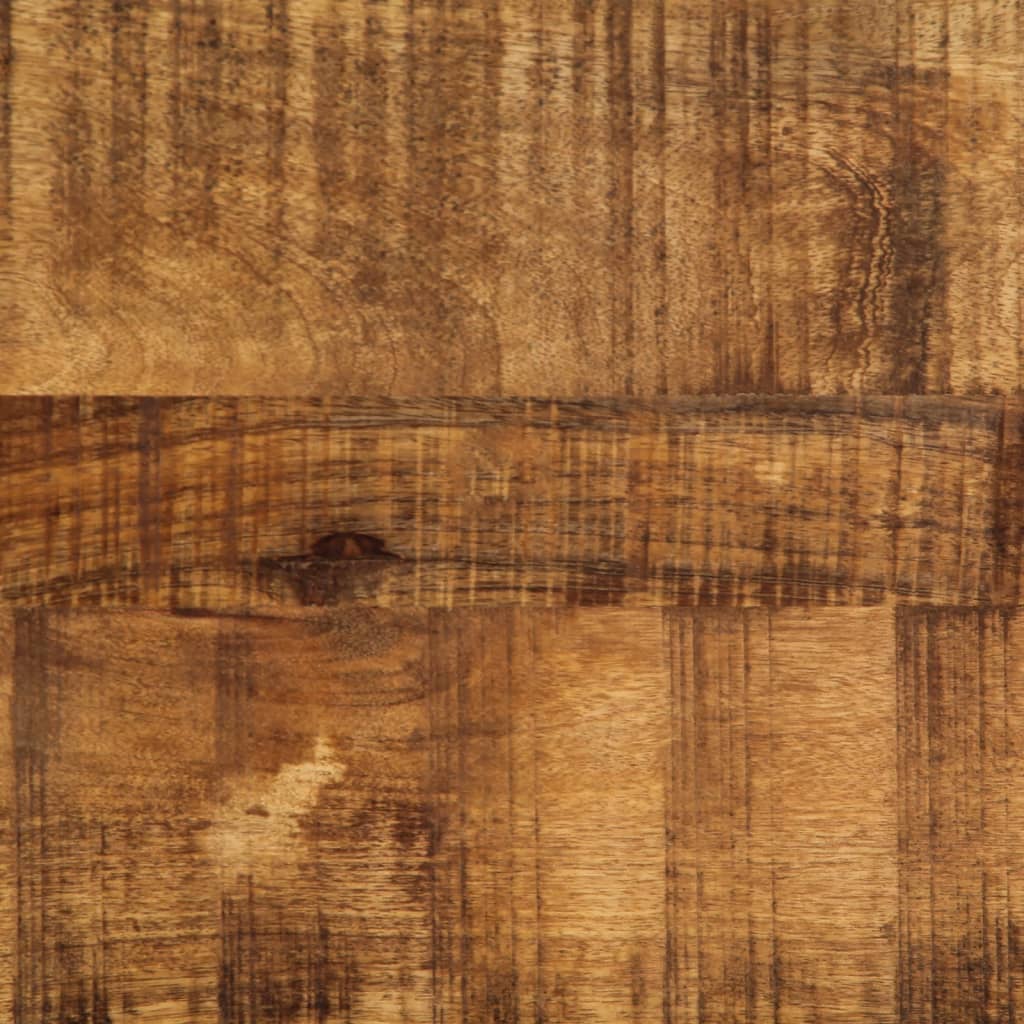 Mobile Porta TV 100x34x46 cm in Massello di Mango Grezzo - homemem39