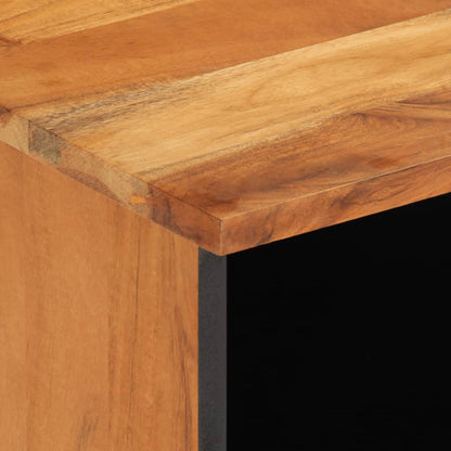 Mobile Porta TV 100x34x46 cm in Legno Massello di Acacia - homemem39