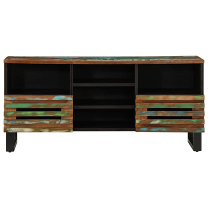 Mobile Porta TV 100x34x46 cm in Legno Massello di Acacia - homemem39