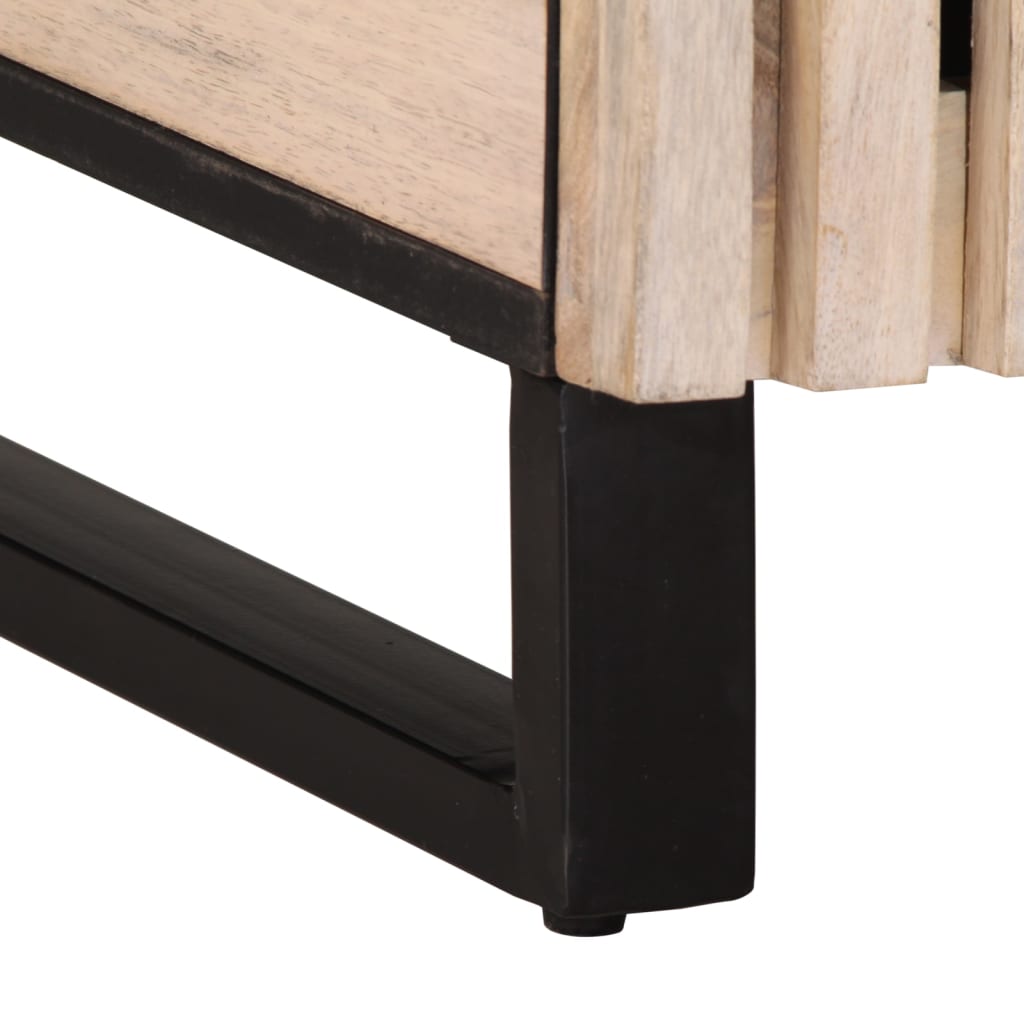 Mobile Lavabo da Bagno 62x34x58cm in Legno Massello di Mango