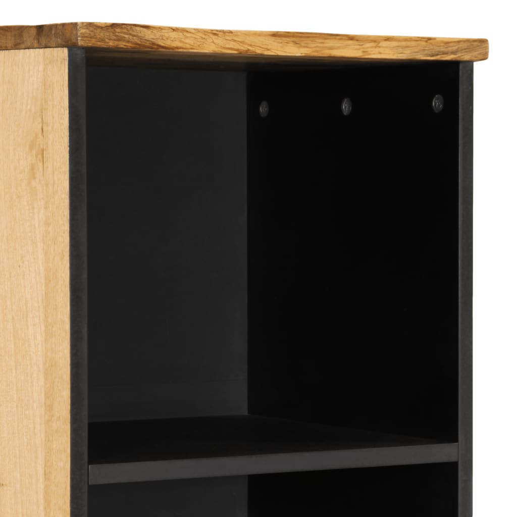 Credenza 38x34x160 cm in Legno Massello di Mango Grezzo | homemem39