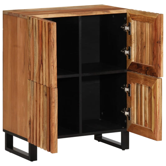 Credenza 60x34x75 cm in Legno Massello di Acacia | homemem39