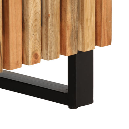 Credenza 60x34x75 cm in Legno Massello di Acacia | homemem39