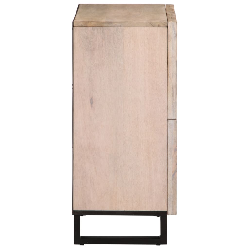 Credenza 60x34x75 cm in Legno Massello di Mango