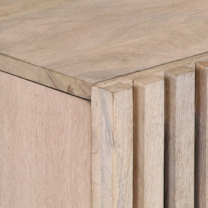 Credenza 60x34x75 cm in Legno Massello di Mango