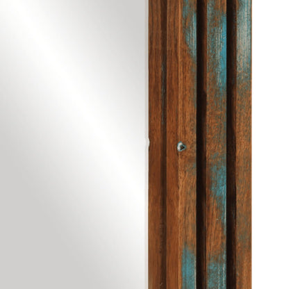 Specchio da Bagno 50x70 cm in Legno Massello di Acacia e Vetro | homemem39