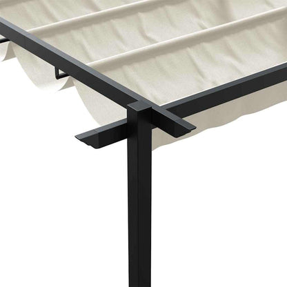 Gazebo 300 x 300 x 200 cm Crema Poliestere