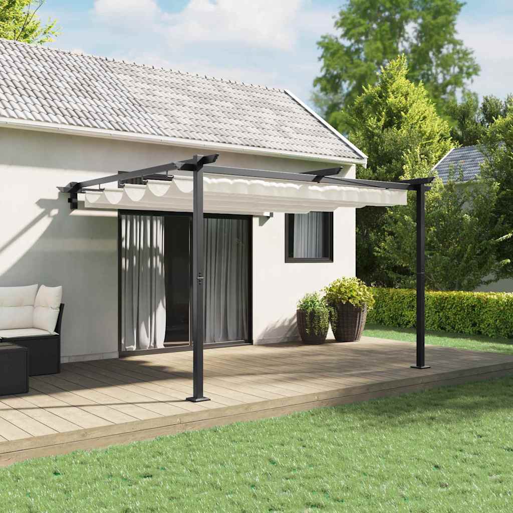 Gazebo Crema 300 x 300 x 200 cm Poliestere | homemem39