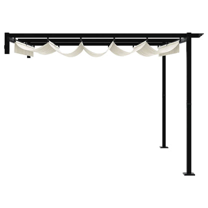 Gazebo 300 x 300 x 200 cm Crema Poliestere