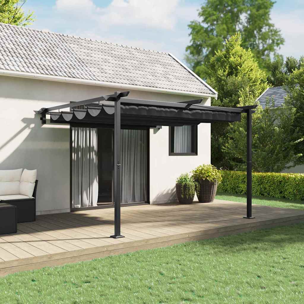 Gazebo Antracite 300 x 300 x 200 cm Poliestere | homemem39