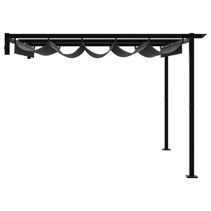 Gazebo 300 x 300 x 200 cm Antracite Poliestere