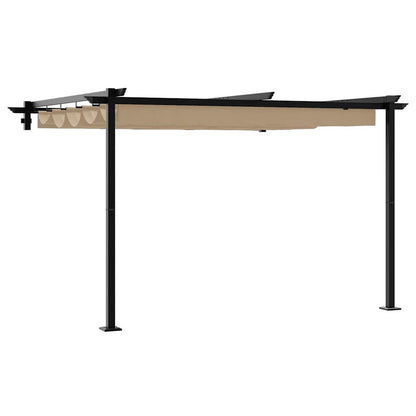 Gazebo 300 x 300 x 200 cm Tortora Poliestere