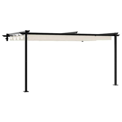 Gazebo 400 x 300 x 200 cm Crema Poliestere