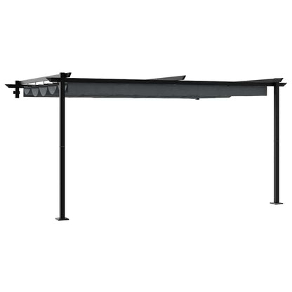 Gazebo 400 x 300 x 200 cm Antracite Poliestere