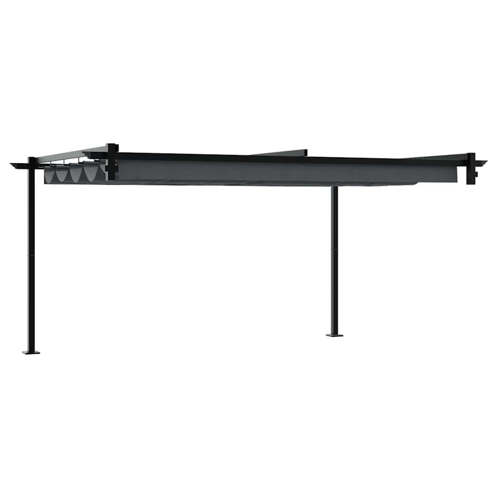 Gazebo 400 x 300 x 200 cm Antracite Poliestere