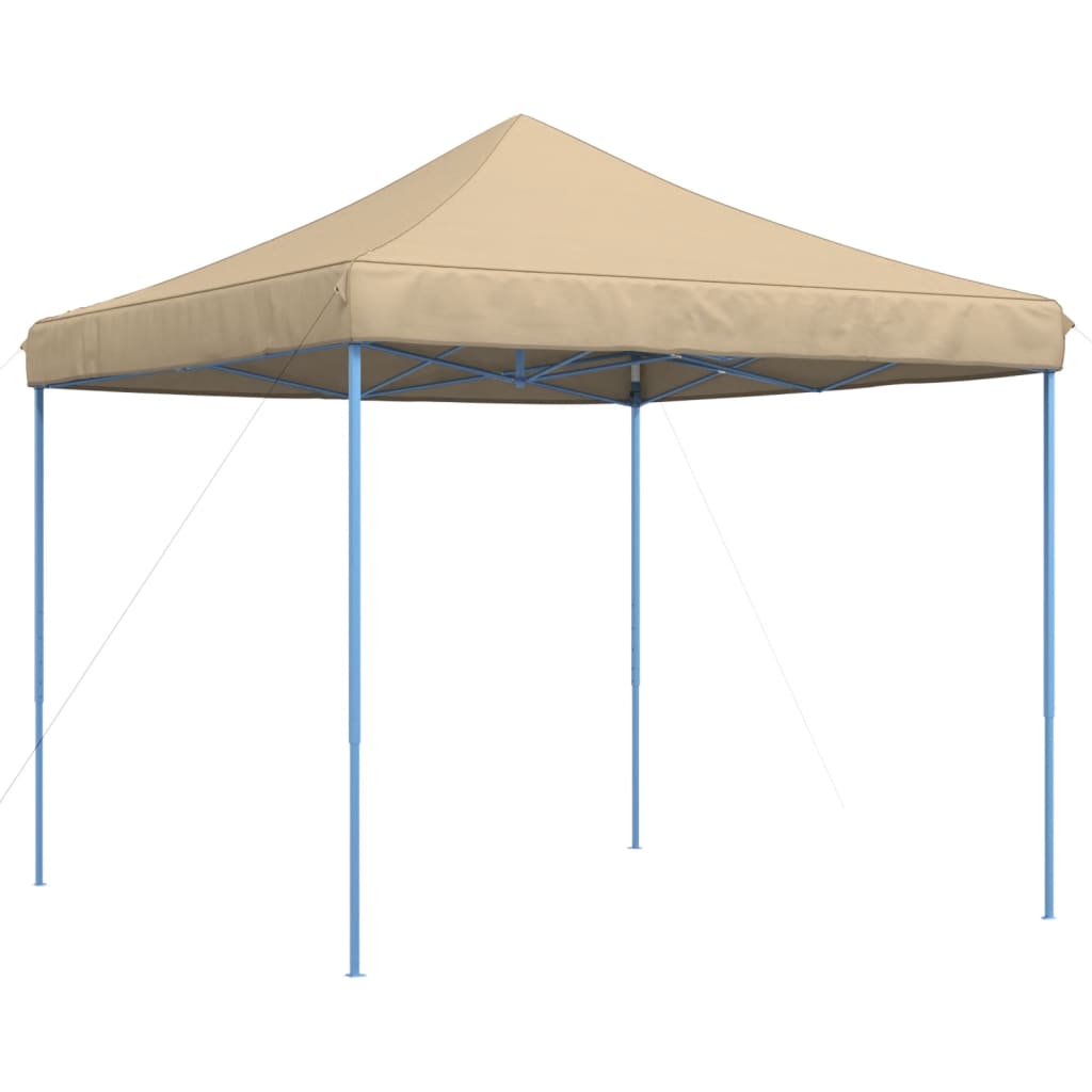 Tenda da Festa Pieghevole Pop-Up Beige 292x292x315 cm - homemem39
