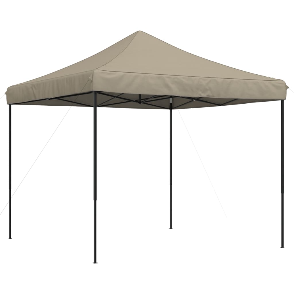Tenda da Festa Pieghevole Pop-Up Tortora 292x292x315 cm - homemem39