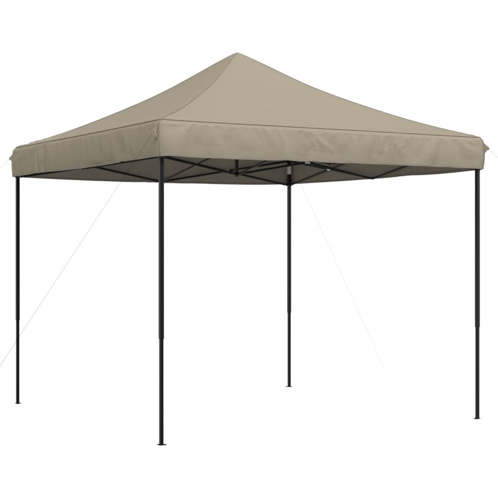 Tenda da Festa Pieghevole Pop-Up Tortora 292x292x315 cm - homemem39