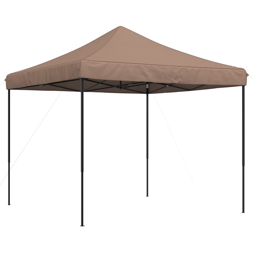 Tenda da Festa Pieghevole Pop-Up Marrone 292x292x315 cm | homemem39