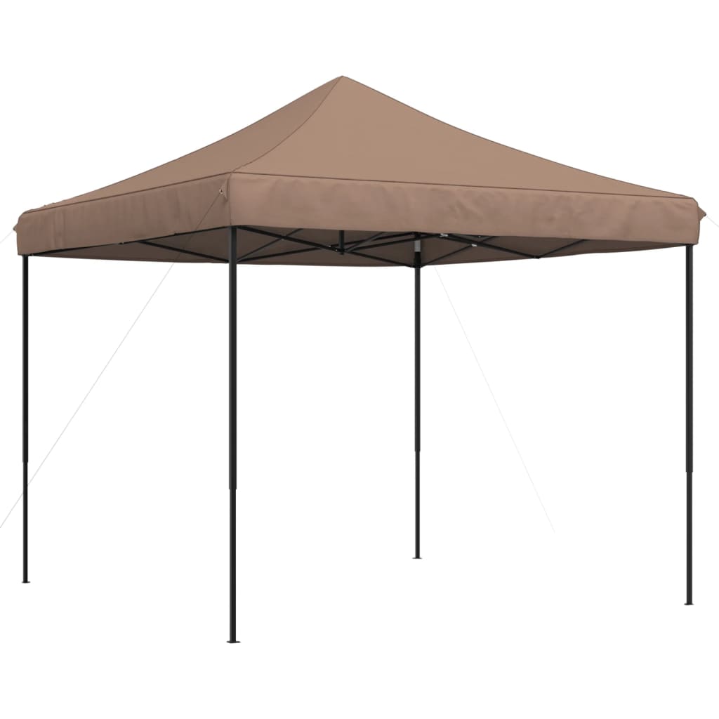 Tenda da Festa Pieghevole Pop-Up Marrone 292x292x315 cm | homemem39