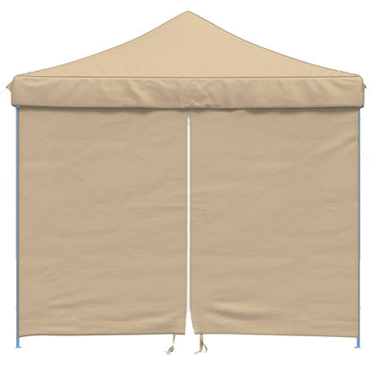 Tendone per Feste Pieghevole Pop-Up con 4 Pareti Beige - homemem39