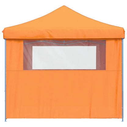 Tendone per Feste Pieghevole Pop-Up con 4 Pareti Arancione | homemem39