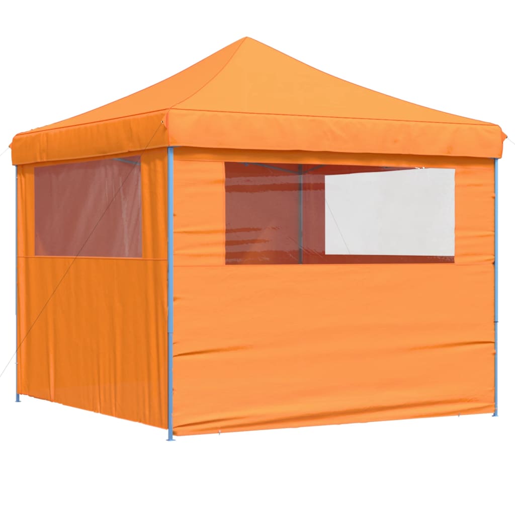 Tendone per Feste Pieghevole Pop-Up con 4 Pareti Arancione | homemem39