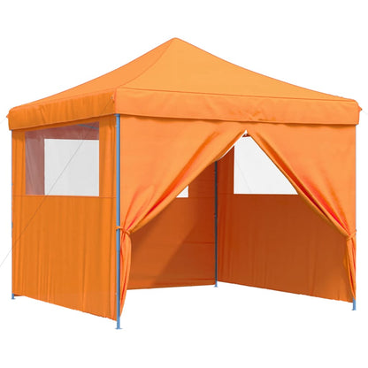 Tendone per Feste Pieghevole Pop-Up con 4 Pareti Arancione | homemem39