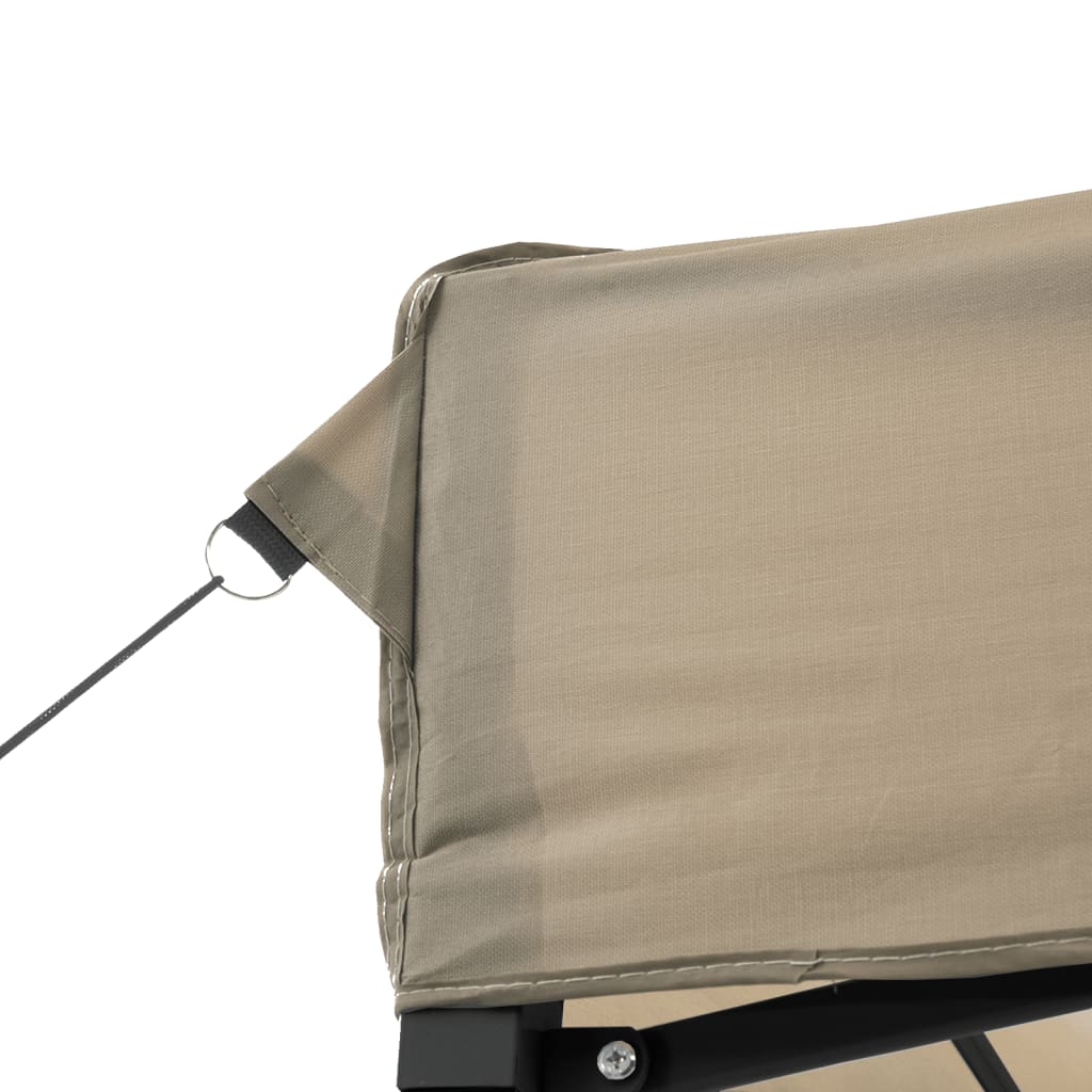 Tendone per Feste Pieghevole Pop-Up con 4 Pareti Tortora | homemem39