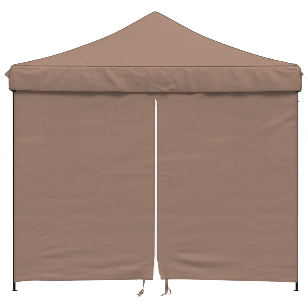 Tendone per Feste Pieghevole Pop-Up con 4 Pareti Marrone | homemem39