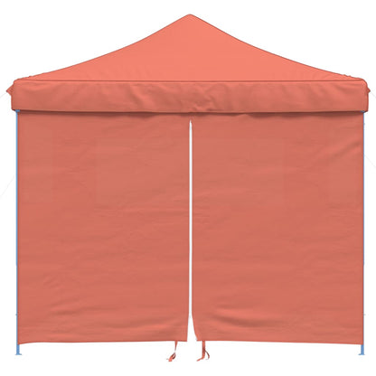 Tendone per Feste Pieghevole Pop-Up con 4 Pareti Terracotta | homemem39