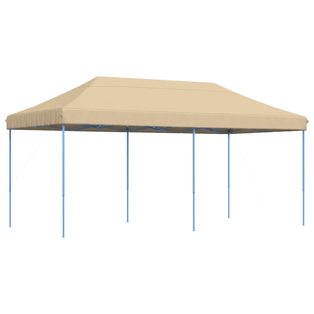 Tenda da Festa Pieghevole Pop-Up Beige 580x292x315 cm | homemem39