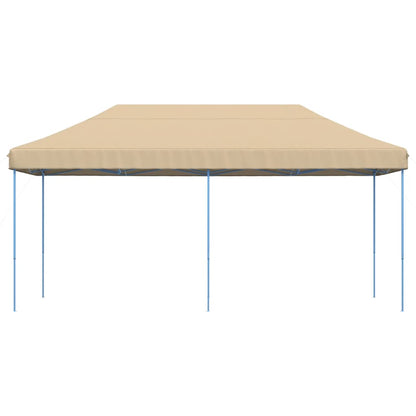 Tenda da Festa Pieghevole Pop-Up Beige 580x292x315 cm