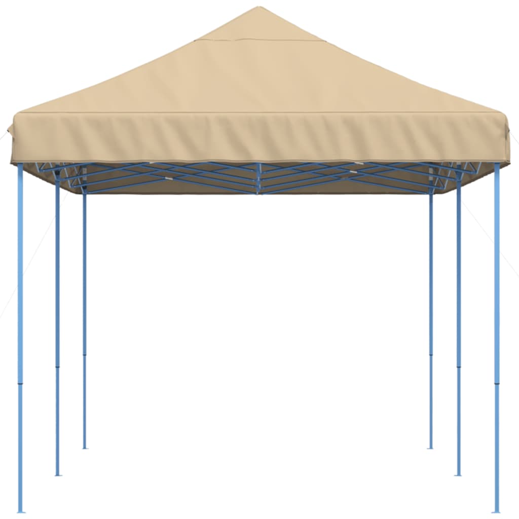 Tenda da Festa Pieghevole Pop-Up Beige 580x292x315 cm | homemem39