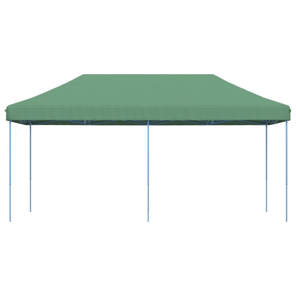Tenda da Festa Pieghevole Pop-Up Verde 580x292x315 cm - homemem39