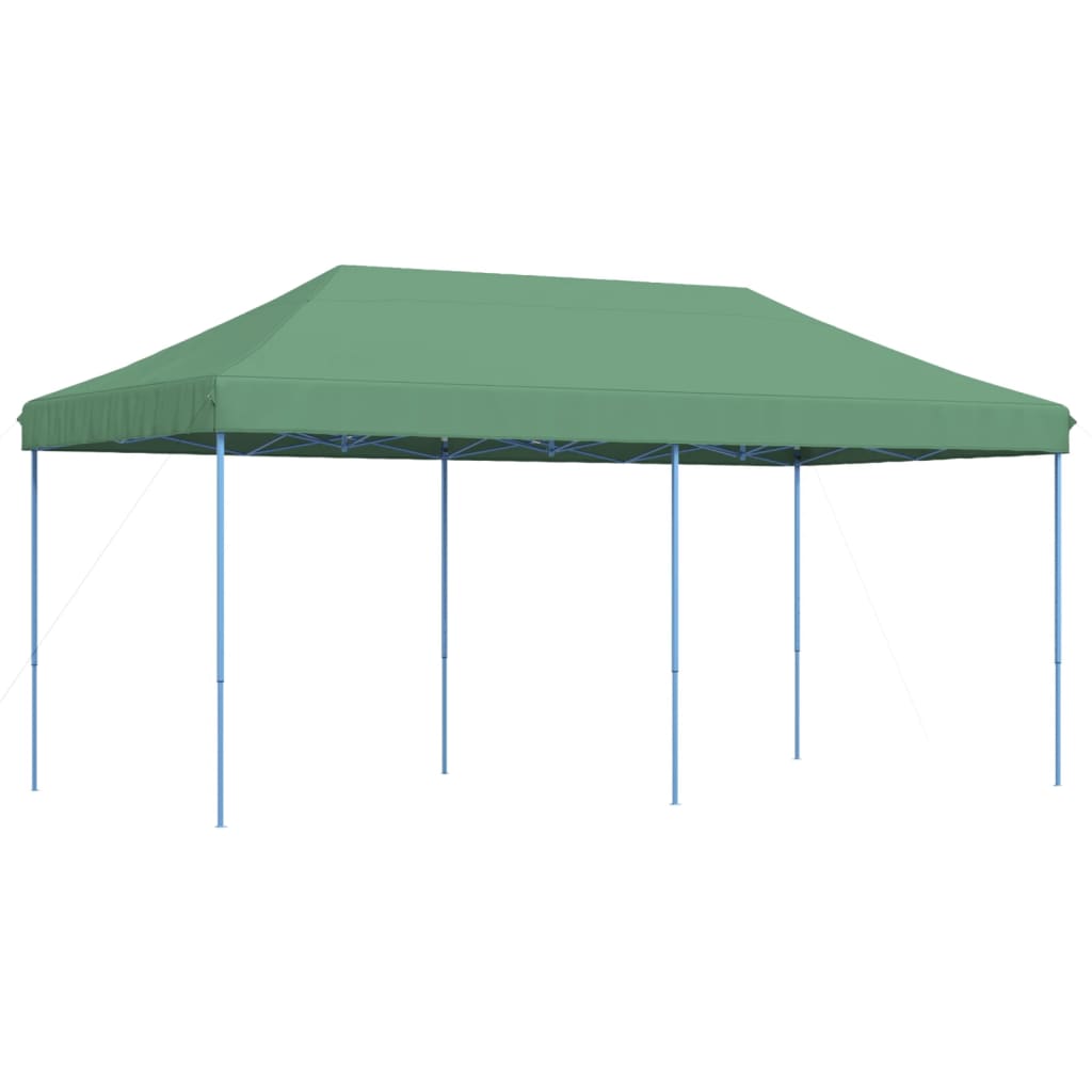 Tenda da Festa Pieghevole Pop-Up Verde 580x292x315 cm - homemem39