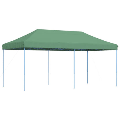 Tenda da Festa Pieghevole Pop-Up Verde 580x292x315 cm - homemem39