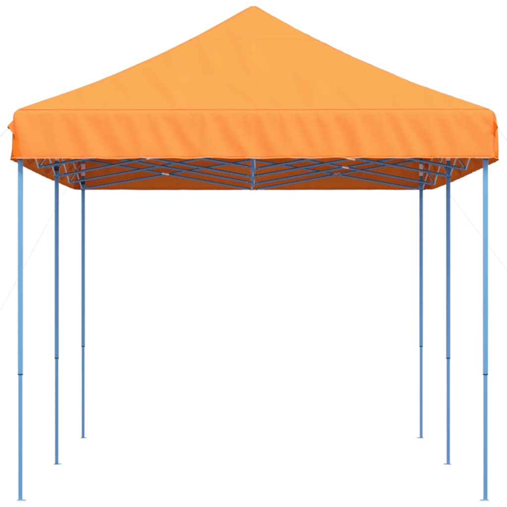 Tenda da Festa Pieghevole Pop-Up Arancione 580x292x315 cm | homemem39