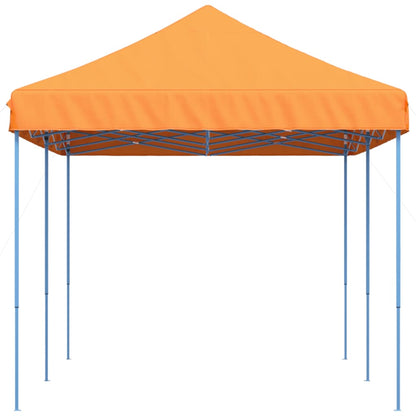 Tenda da Festa Pieghevole Pop-Up Arancione 580x292x315 cm