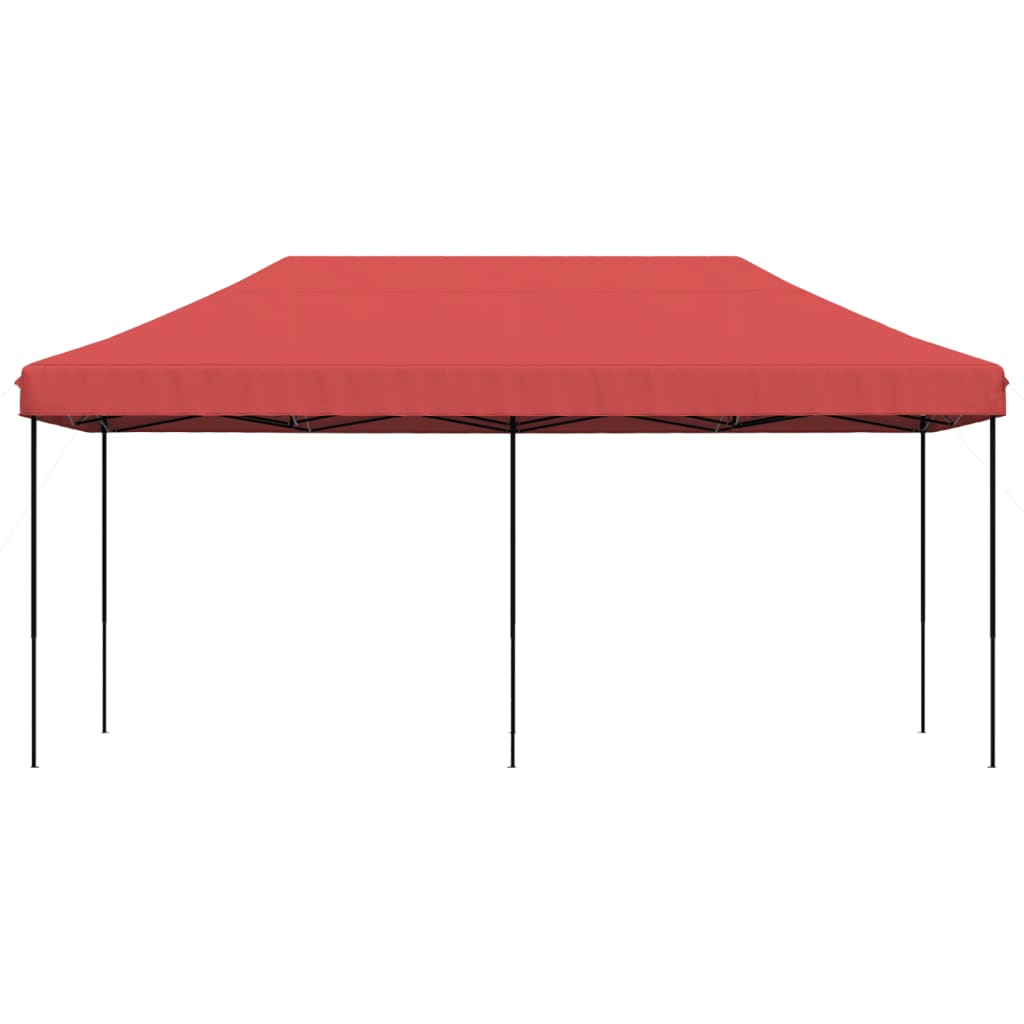Tenda da Festa Pieghevole Pop-Up Bordò 580x292x315 cm | homemem39