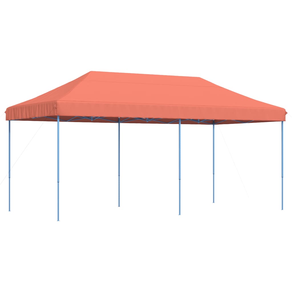 Tenda da Festa Pieghevole Pop-Up Terracotta 580x292x315 cm - homemem39