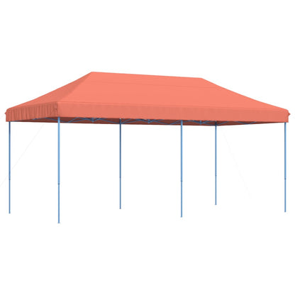 Tenda da Festa Pieghevole Pop-Up Terracotta 580x292x315 cm - homemem39