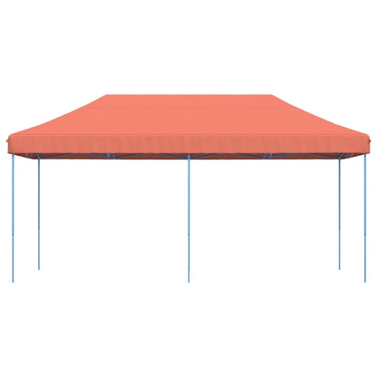 Tenda da Festa Pieghevole Pop-Up Terracotta 580x292x315 cm - homemem39